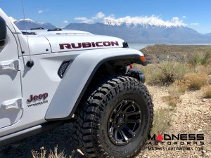 Jeep Custom Wheels (1) - Black Rhino - 18 x 9.5" - Highland - Matte Black w/ Milled Spokes Jeep Custom Wheels (1) - Black Rhino - 18 x 9.5" - Highland - Matte Black w/ Milled Spokes